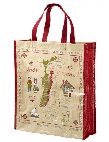 Sac shopping Route des vins Ficelle 40 x 35 x 14 1465015000Winkler