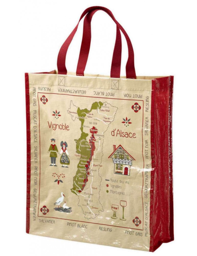 Sac shopping Route des vins Ficelle 40 x 35 x 14 1465015000Winkler Sac shopping Route des vins Ficelle 40 x 35 x 14 1465015000Winkler