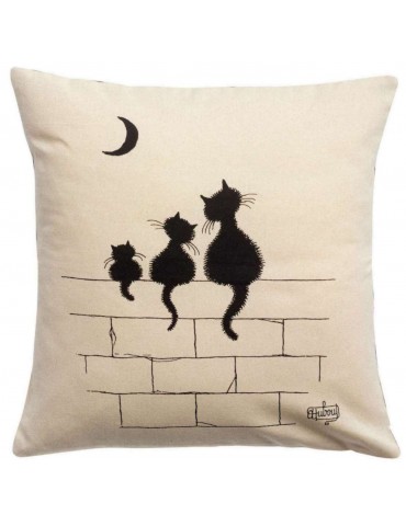Coussin Dubout 3 chats Ecru 45 x 45 1533090000Winkler