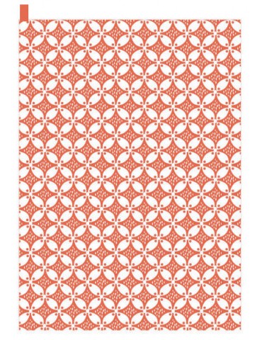 Torchon Fatou recyclé Corail 50 x 70 1616036000Winkler