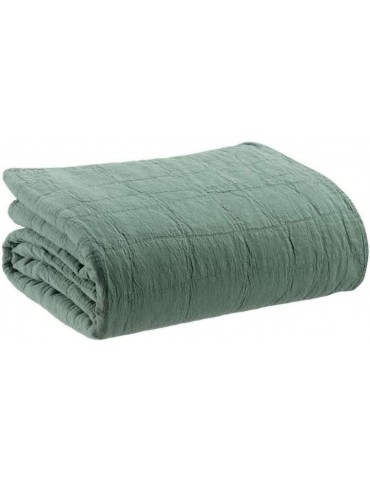 Jeté recyclé Titou Vert de gris 180 x 260 1643020000Vivaraise