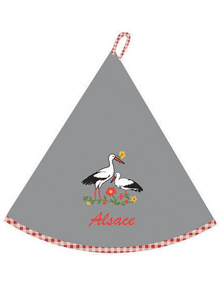 Essuie-mains rond Blom Alsace Gris Diamètre 60 cm 8287070000Winkler Essuie-mains rond Blom Alsace Gris Diamètre 60 cm 8287070000Winkler