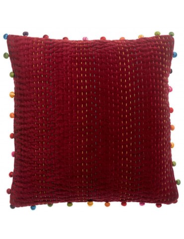 Coussin uni Gastounet Griotte 45 x 45 5026036000Vivaraise