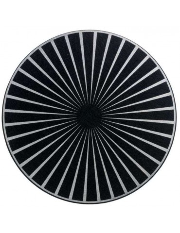 Set de table feutre Raini Noir/argent diamètre 40 cm 3521015000Winkler