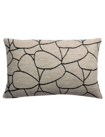 Coussin Dany Blanc/noir 40 x 65 3110000000Vivaraise