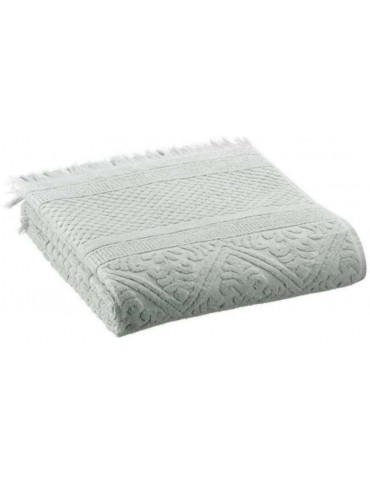 Serviette de toilette uni Zoé Jade 50 x 100 2360324000Vivaraise