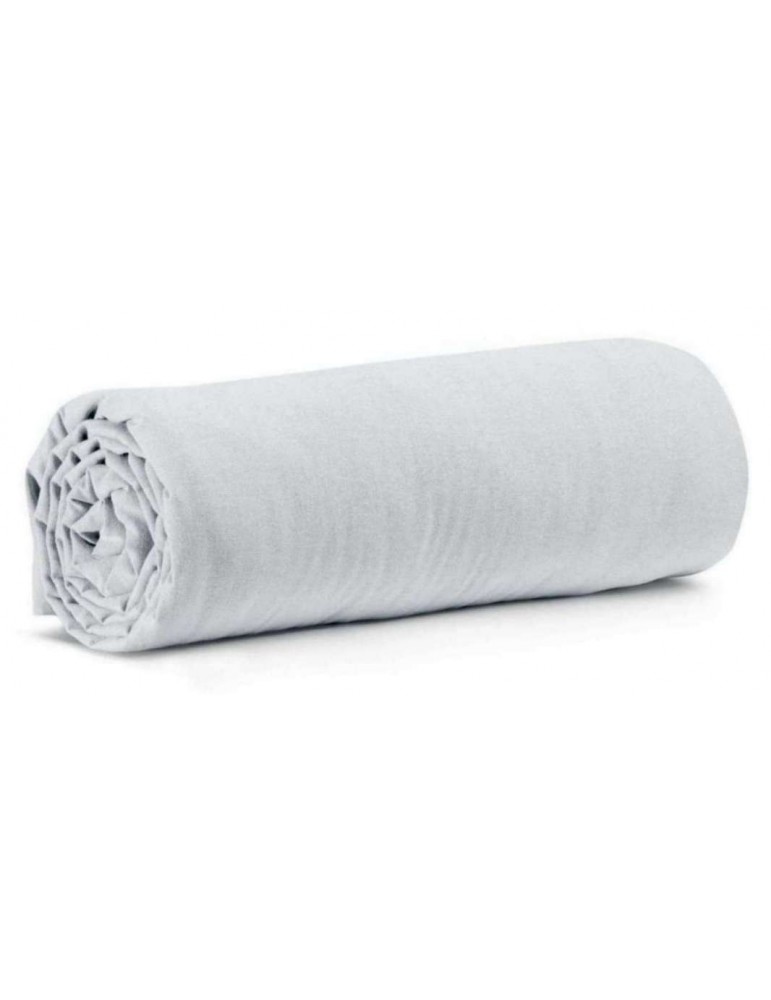 Drap housse Calita Blanc 140x190 bonnet 30 cm 8485010000Vivaraise