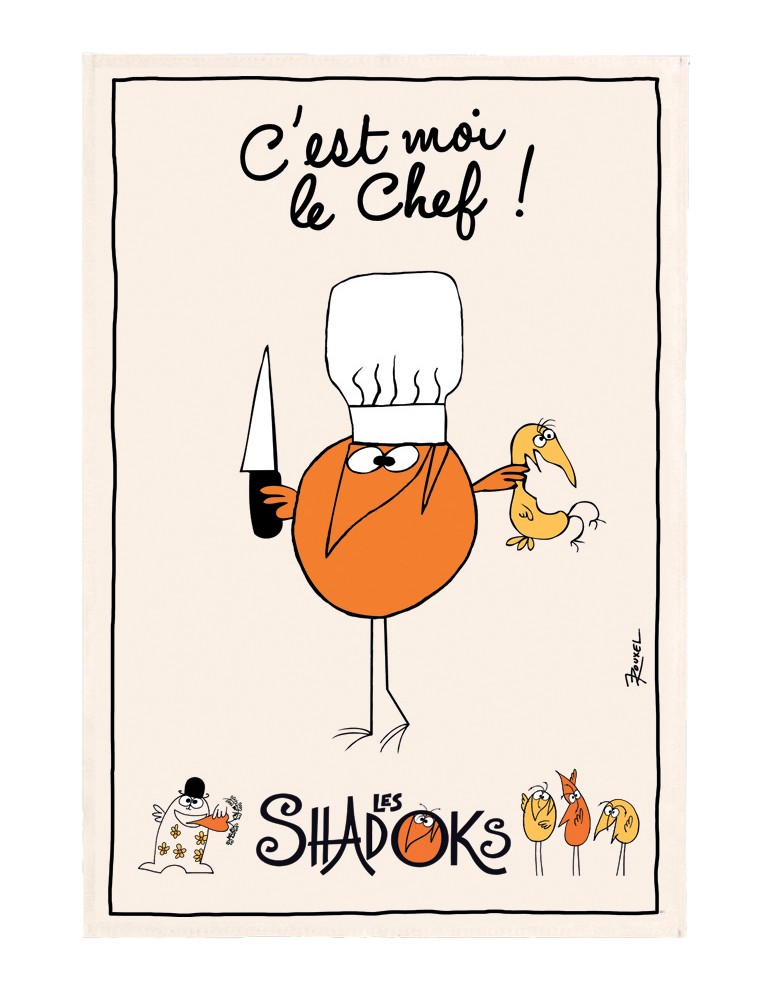 Torchon Shadoks Grand chef Ecru 48 x 72 8315011000Winkler Torchon Shadoks Grand chef Ecru 48 x 72 8315011000Winkler