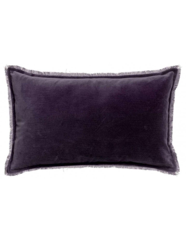 Coussin uni Fara Raisin 40 x 65 5743036000Vivaraise