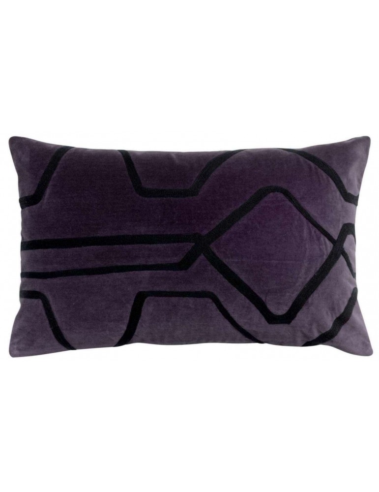 Coussin Fara brodé Raisin 40 x 65 3540050000Vivaraise