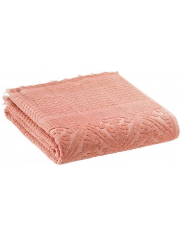 Drap de bain uni Zoe Argile 100 x 180 2360518000Vivaraise