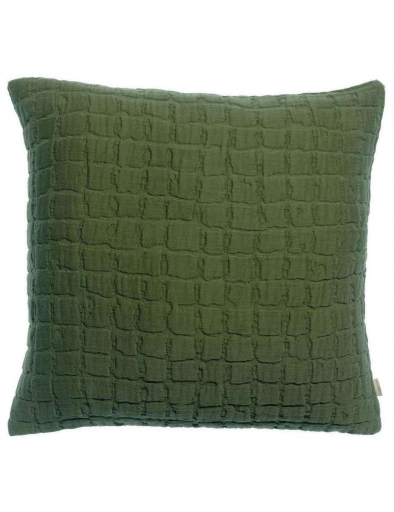 Coussin stonewashed Swami Olive 45 x 45 2909026000Vivaraise Coussin stonewashed Swami Olive 45 x 45 2909026000Vivaraise