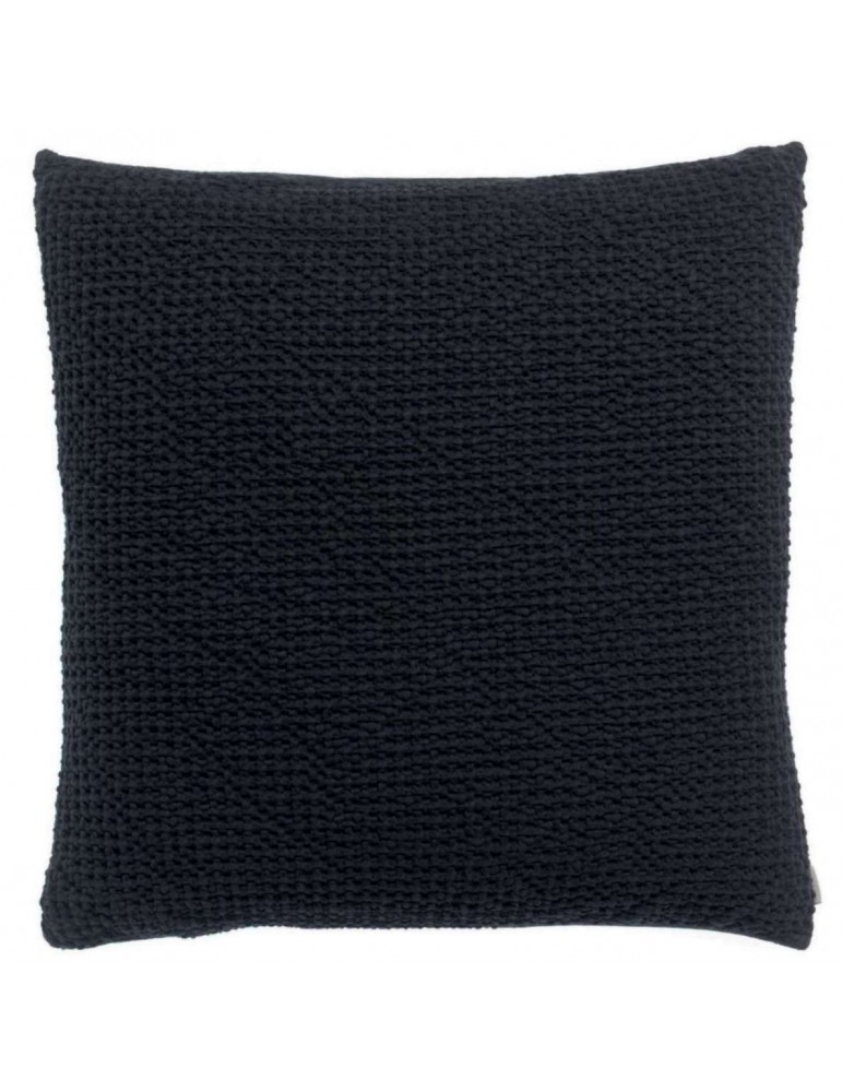 Coussin stonewashed Maia Caviar 45 x 45 2305075000Vivaraise