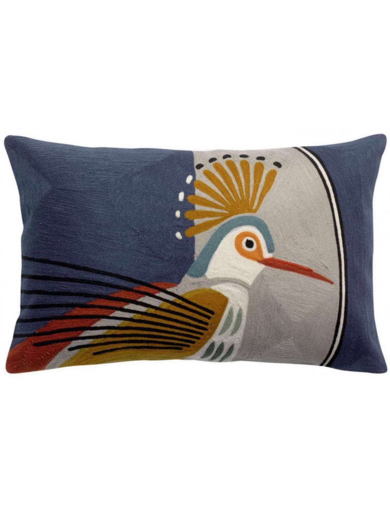 Coussin brodé Gaby Multico 30 x 50 1497000000Vivaraise Coussin brodé Gaby Multico 30 x 50 1497000000Vivaraise