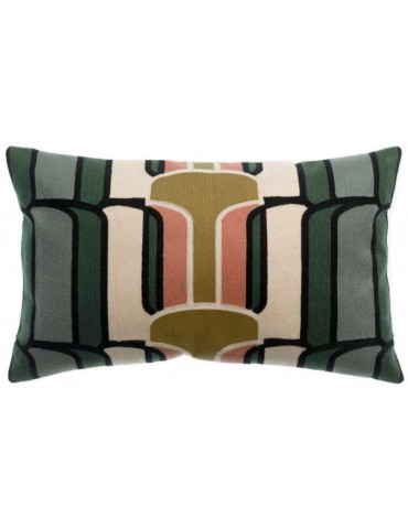 Coussin brodé Ursula Multico 30 x 50 1752000000Vivaraise