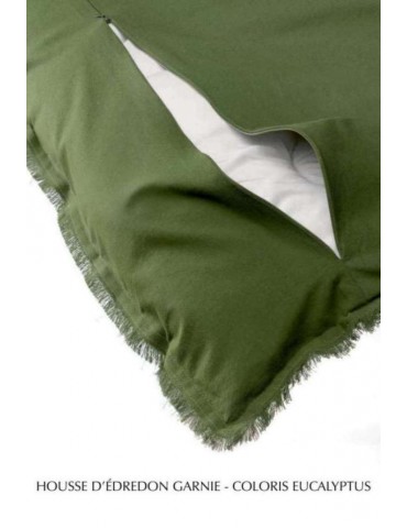 Édredon uni Fara Olive 85 x 200 5798021000Vivaraise