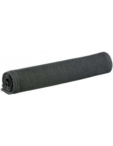 Tapis de bain uni Etia Carbone 70 x 140 2385490000Vivaraise