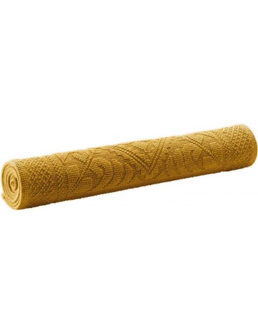 Tapis de bain uni Enzo Safran 54 x 110 2366037000Vivaraise