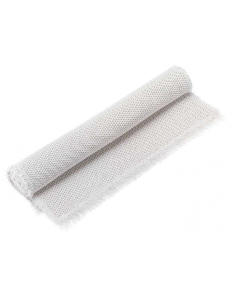 Tapis de bain uni Elly Neige 70 x 140 1859810000Vivaraise