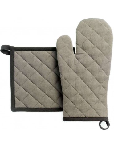 Lot gant de cuisine/manique recyclé Grace Ombre 15 x 32 1972070000Winkler
