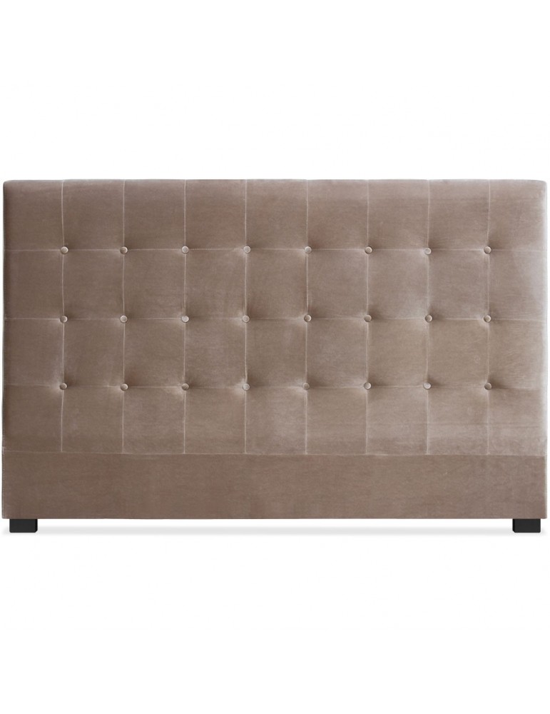 Tête de lit Luxor 180cm Velours Taupe lf155h180vtaupe