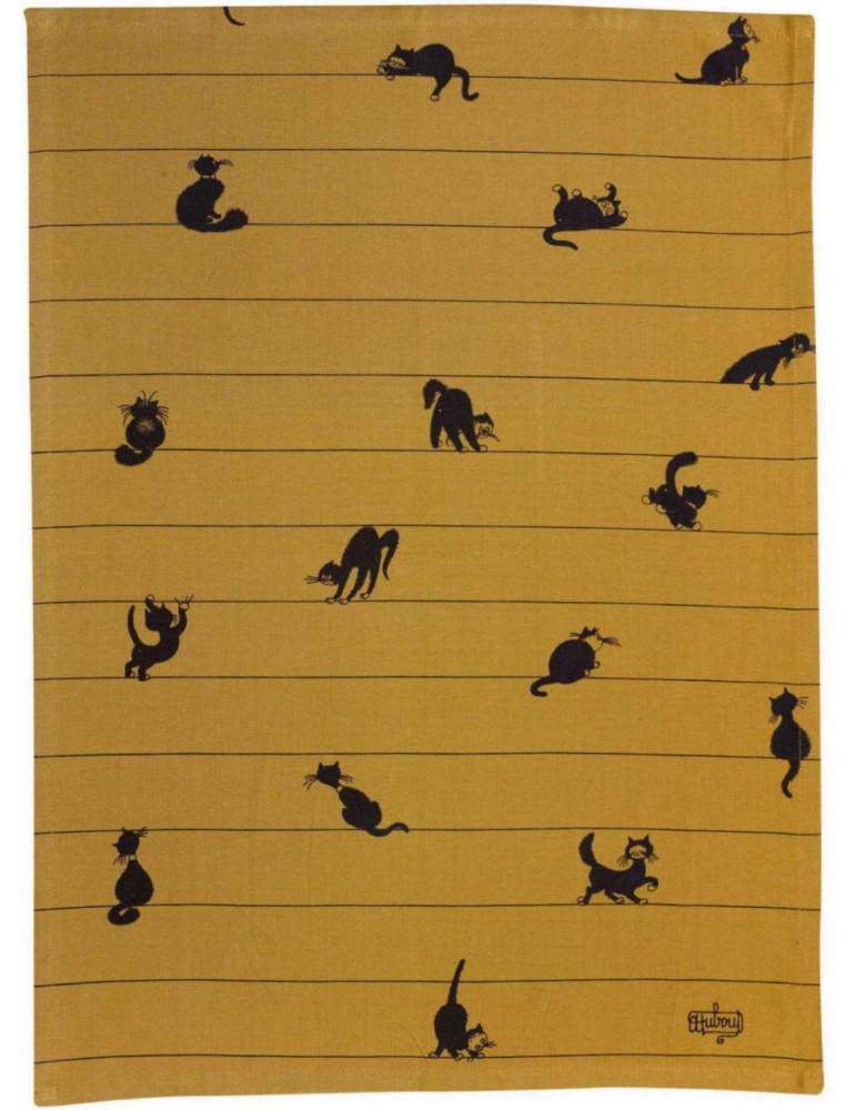 Torchon Dubout Partition de chats Cannelle 50 x 70 1745045000Winkler Torchon Dubout Partition de chats Cannelle 50 x 70 1745045000Winkler
