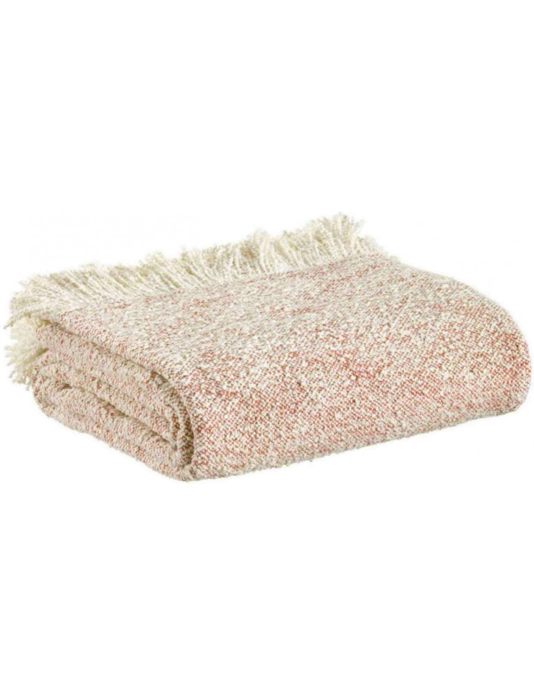 Plaid chiné Jane Sienne 130 x 160 1933054000Vivaraise Plaid chiné Jane Sienne 130 x 160 1933054000Vivaraise
