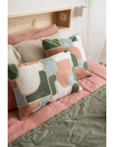 Jeté de lit Tika Thym 180 x 260 1849025000Vivaraise