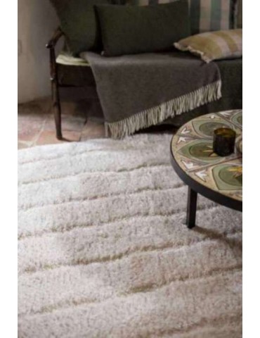 Tapis recyclé Maël Neige 120 x 170 1205015000Vivaraise