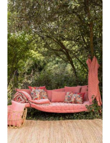 Coussin brodé Dori Papaye 30 x 50 1763157000Vivaraise