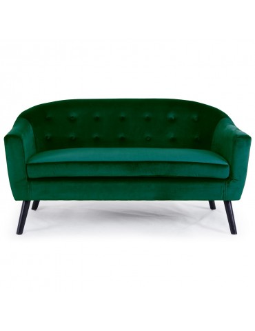 Canapé 3 places scandinave Savoy Velours Vert qh8805v3vert