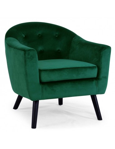 Fauteuil scandinave Savoy Velours Vert qh8805v1vert