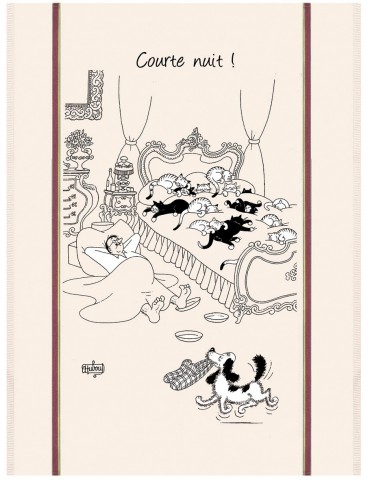 Grand torchon Dubout Courte nuit Ecru 60 x 80 3051204000Winkler