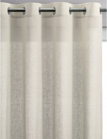Rideau voile Zeff Craie 140 x 280 7130015000Vivaraise