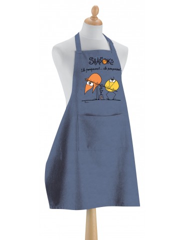 Tablier de cuisine Shadoks Ils pompaient Jeans 90 x 72 7042065000Winkler