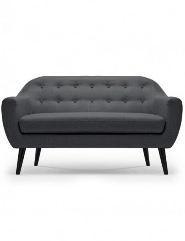 Canapé scandinave 3 places Fidelio Tissu Gris hy80413gris
