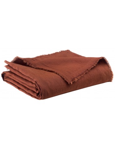 Plaid Zeff nomade Caramel 130 x 180 2437088000Vivaraise