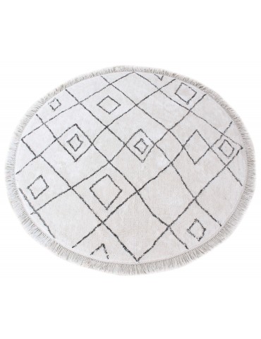 Tapis Ervin Ivoire/taupe Diamètre 160 5446015000The Rug Republic