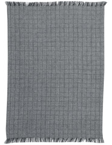 Torchon recyclé Aden Blanc/noir 50 x 70 7818011000Winkler