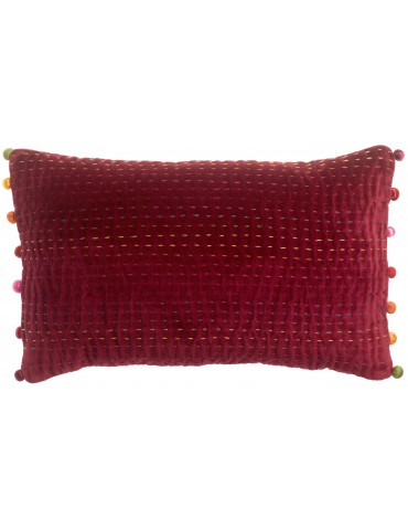 Coussin uni Gastounet Griotte 30 x 50 5039036000Vivaraise