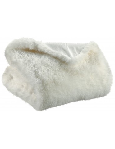 Plaid recyclé Nolan Neige 130 x 170 1741010000Vivaraise