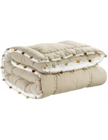 Édredon uni Gastounet Sienne 160 x 160 1302154000Vivaraise