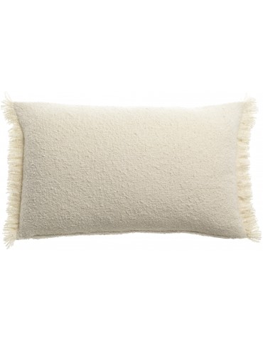 Coussin uni Jane Neige 30 x 50 1932010000Vivaraise
