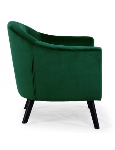 Fauteuil scandinave Savoy Velours Vert qh8805v1vert