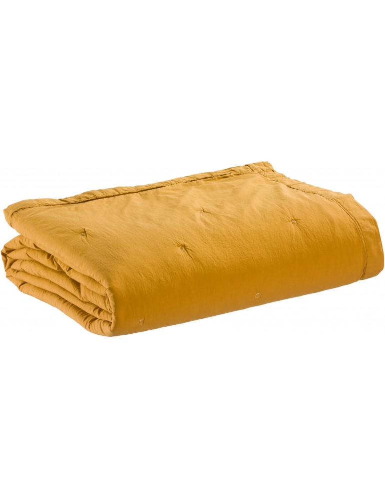 Jeté de lit Tika Safran 260 x 260 1870037000Vivaraise
