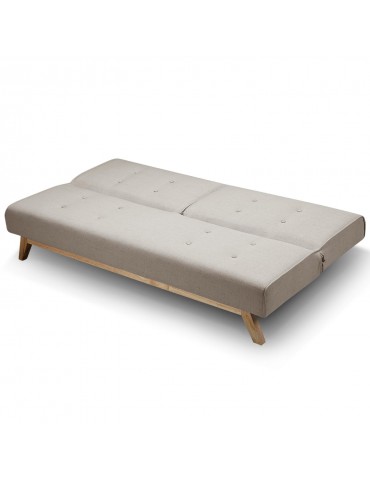 Canapé convertible scandinave Yazu Beige hm16521beige1