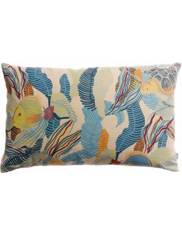 Coussin imprimé Dori Lagon 40 x 65 2013061000Vivaraise