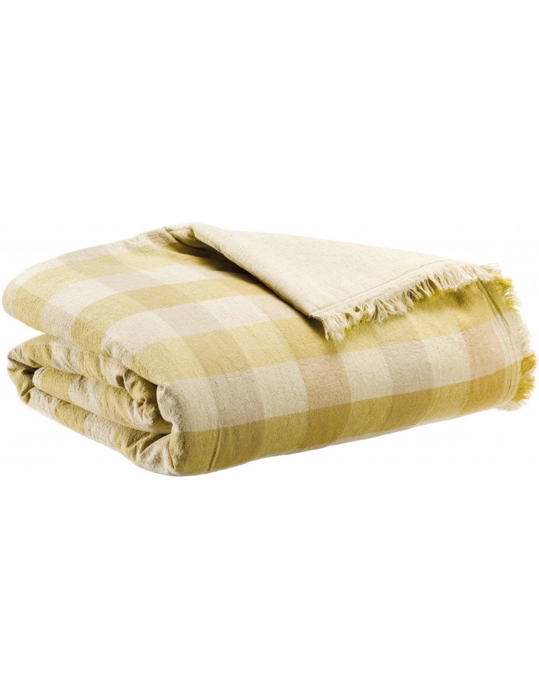 Plaid imprimé Kate Bronze 135 x 200 2015040000Vivaraise