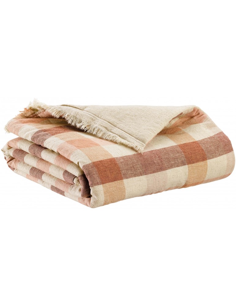 Edredon imprimé Kate Terracotta 85 x 200 2014044000Vivaraise