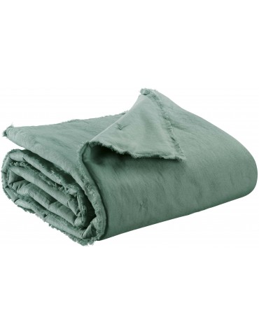 Plaid uni Laly Prusse 135 x 200 1766060000Vivaraise